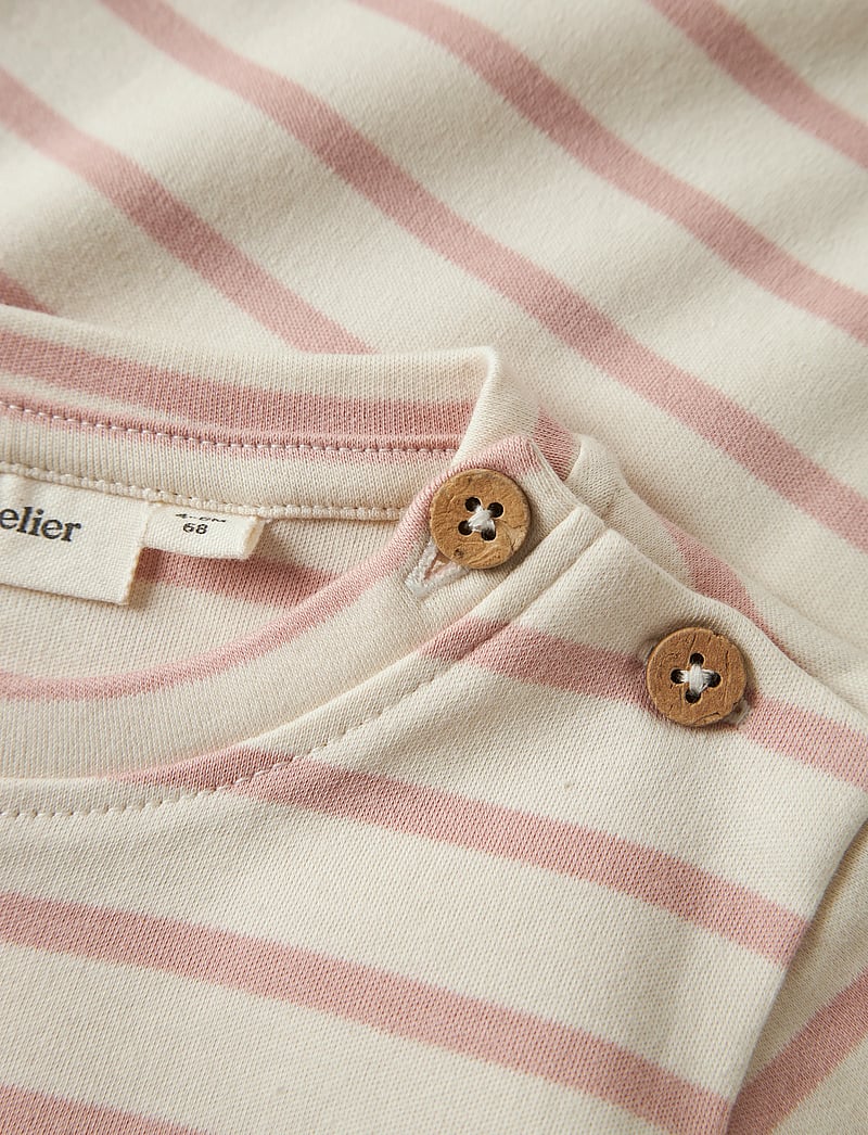 Lil'Atelier - NBFLIMIA LS BODY LIL - långärmade bodies - turtledove - 2