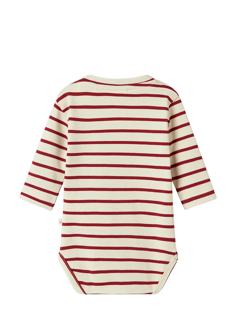 Lil'Atelier - NBFLIMIA LS BODY LIL - langærmede bodyer - turtledove - 1