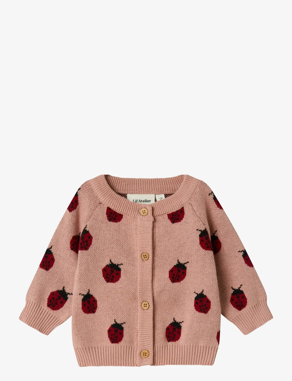 Lil'Atelier - NBFLULIO KNIT CARD LIL NOOS - cardigans - misty rose - 1