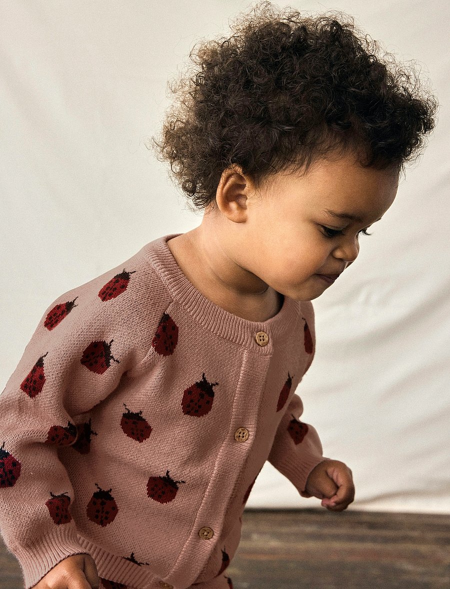 Lil'Atelier - NBFLULIO KNIT CARD LIL NOOS - cardigans - misty rose - 4