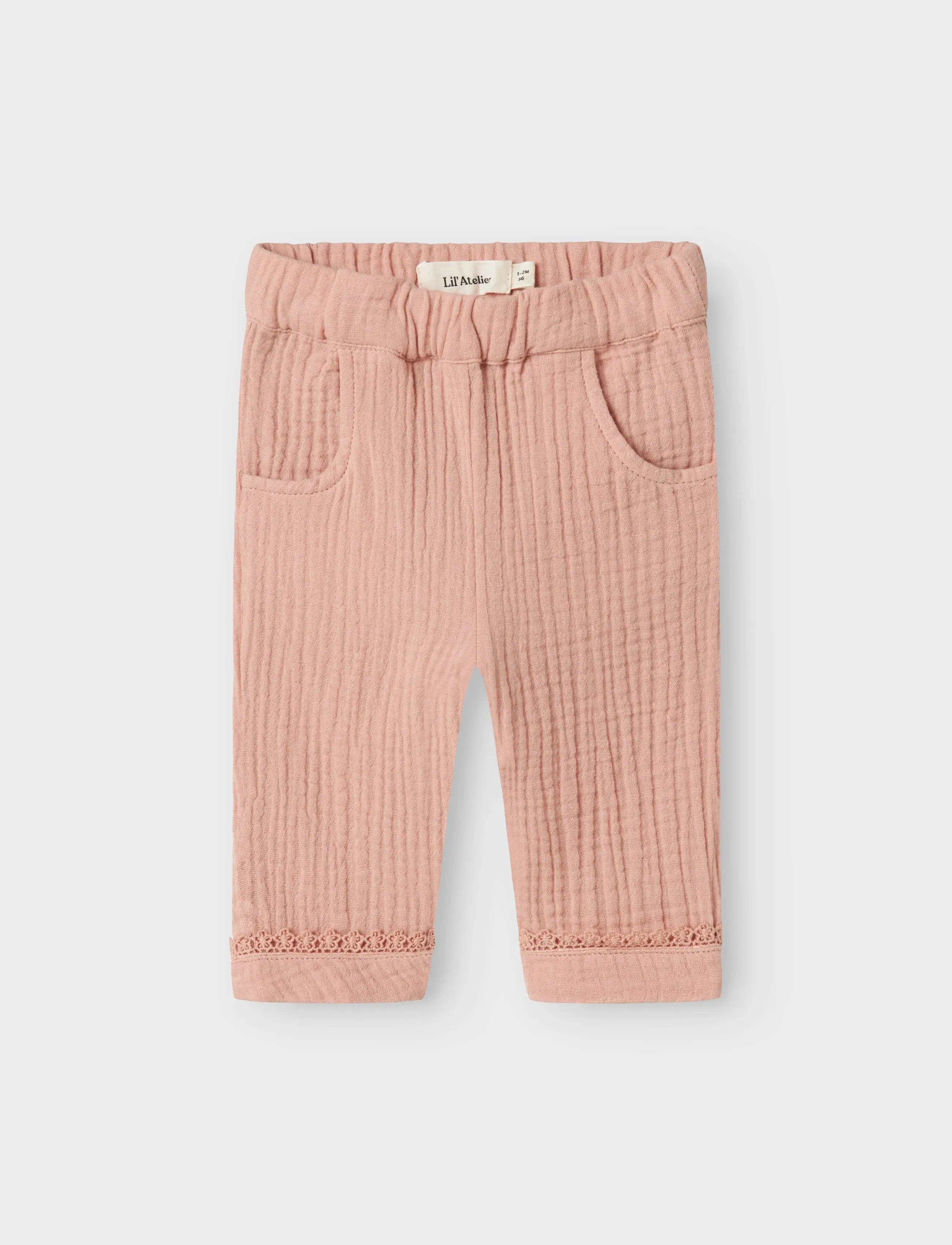 Lil'Atelier Nbflulu Pant Lil, 68, Unterteile, Rosa - Sweatpants, Kinder