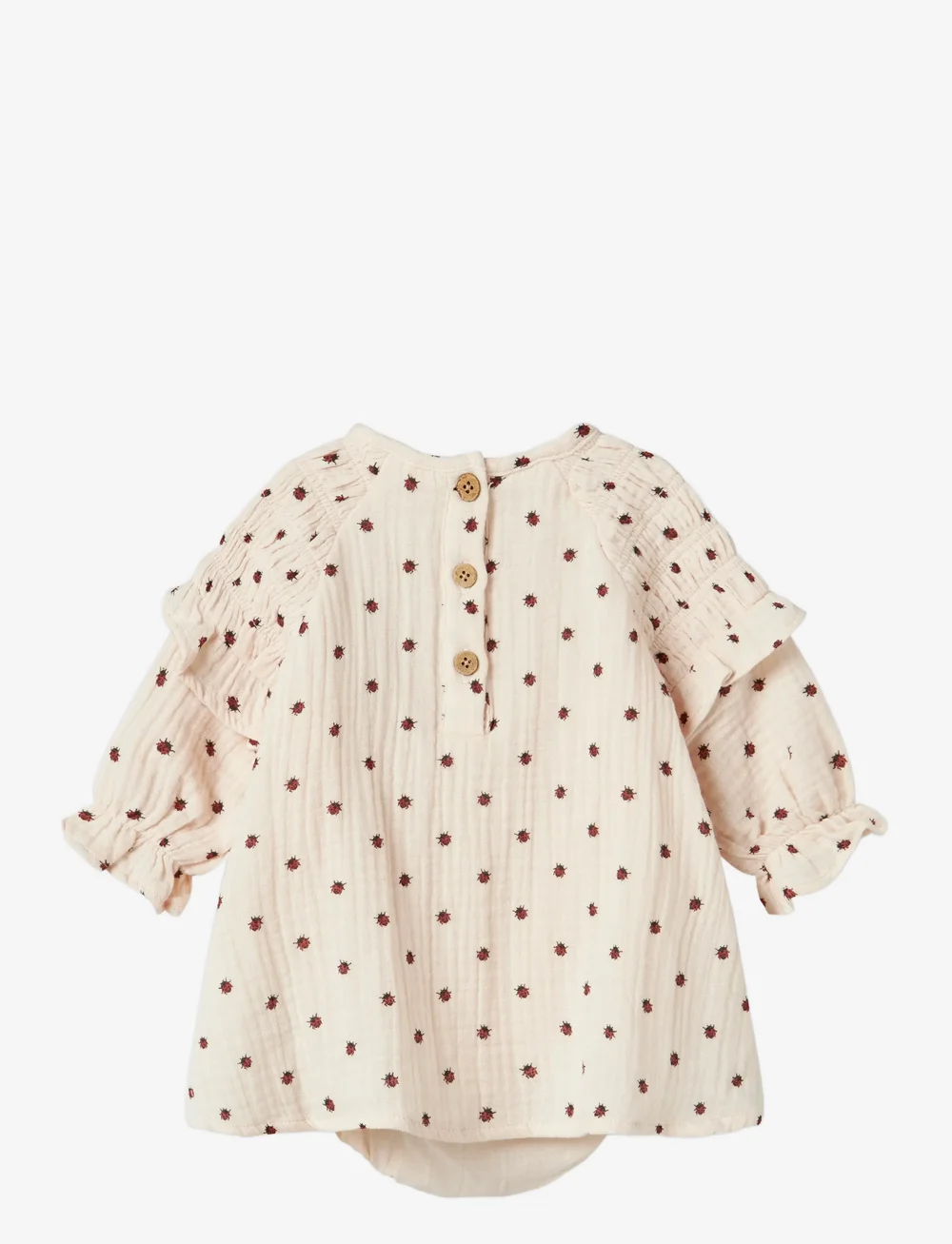 Lil'Atelier - NBFLILIA LS LOOSE SHIRT BODY LIL - langärmelige babykleider - silver peony - 1