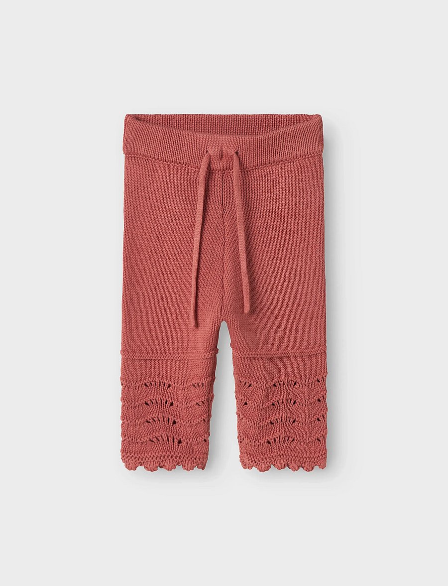 Lil'Atelier - NBFLOLA KNIT PANT LIL - leggings - withered rose - 0