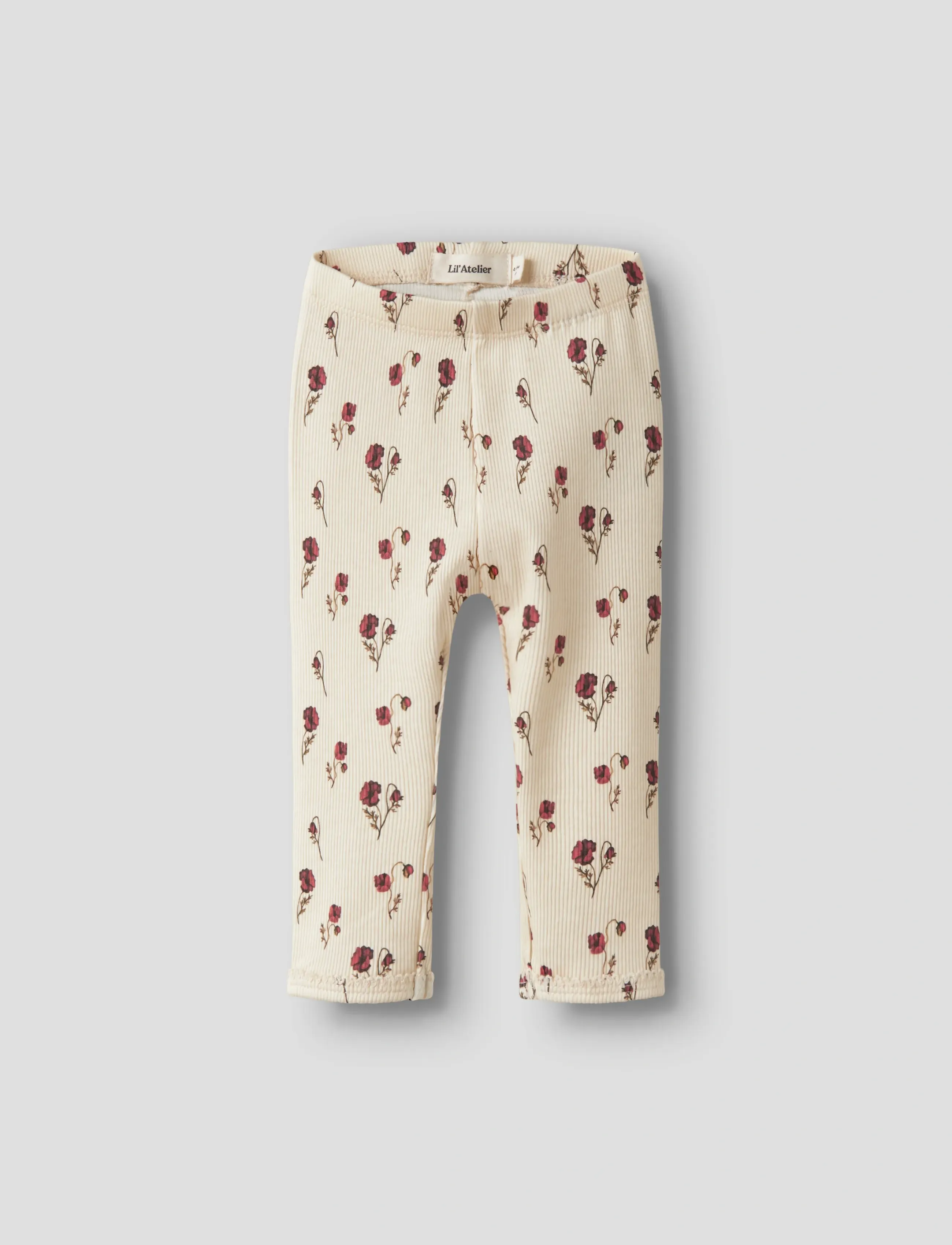Lil'Atelier Nbflavo Eki Slim Leggings Lil, 56, Cream, Underdele > Leggings, Børn