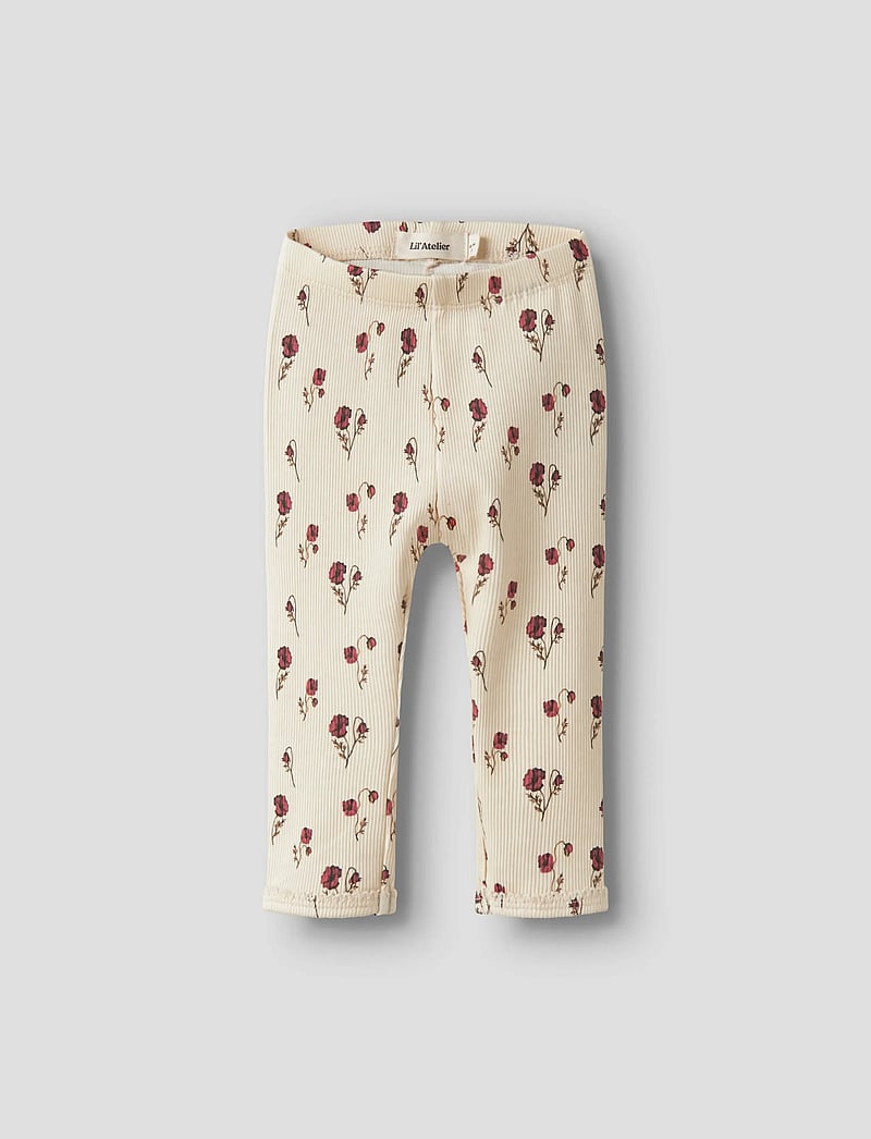 Lil'Atelier - NBFLAVO EKI SLIM LEGGINGS LIL - leggings - turtledove - 0