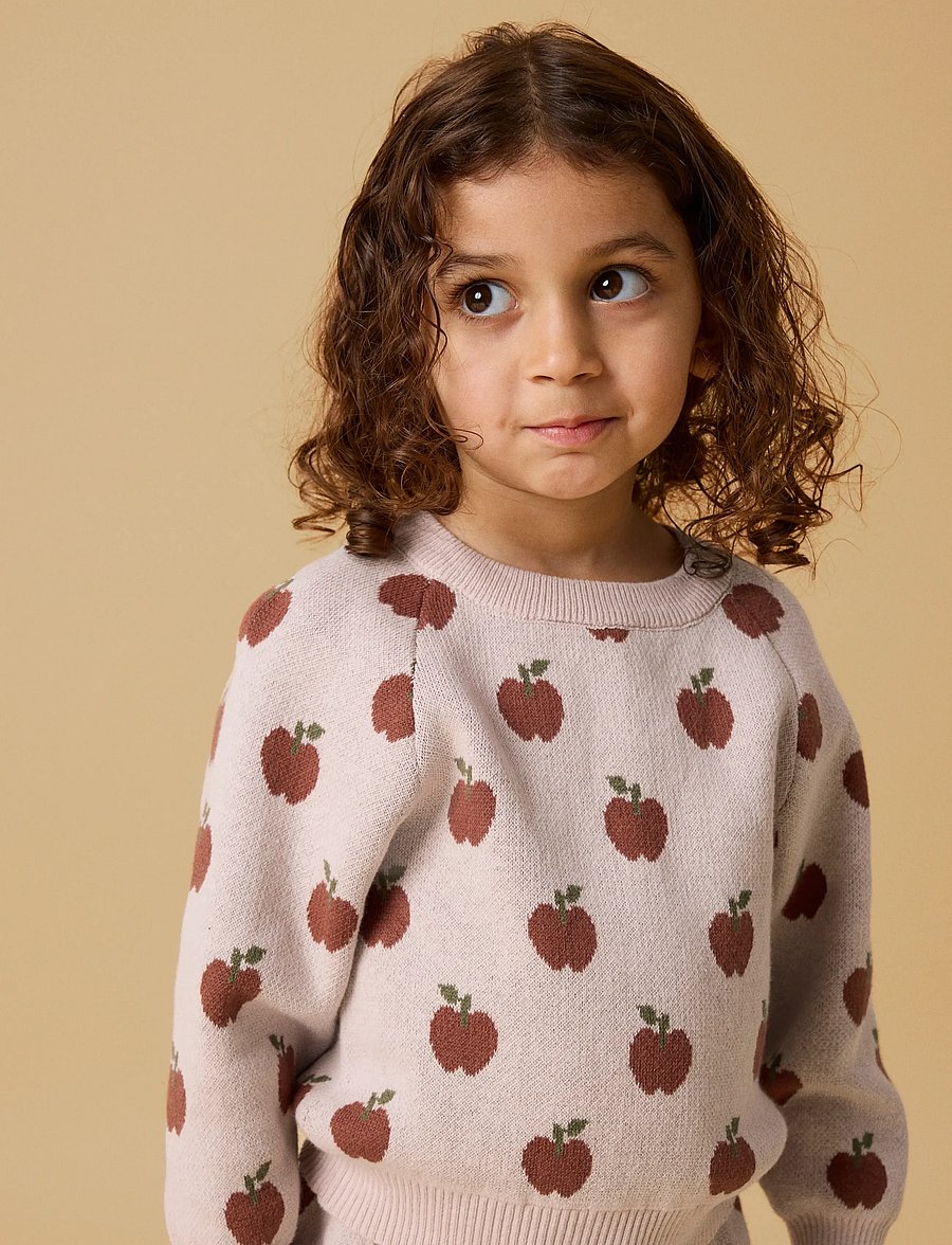 Lil'Atelier - NMFLULIO LS KNIT LIL - trøjer - hushed violet - 3