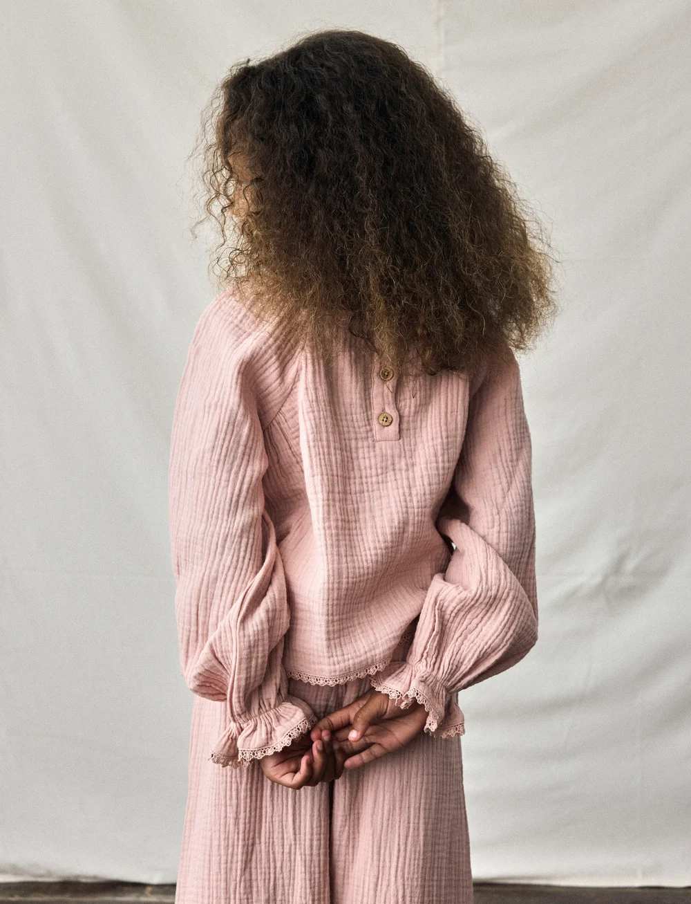 Lil'Atelier - NMFLULU PANT LIL - babybroeken - misty rose - 4