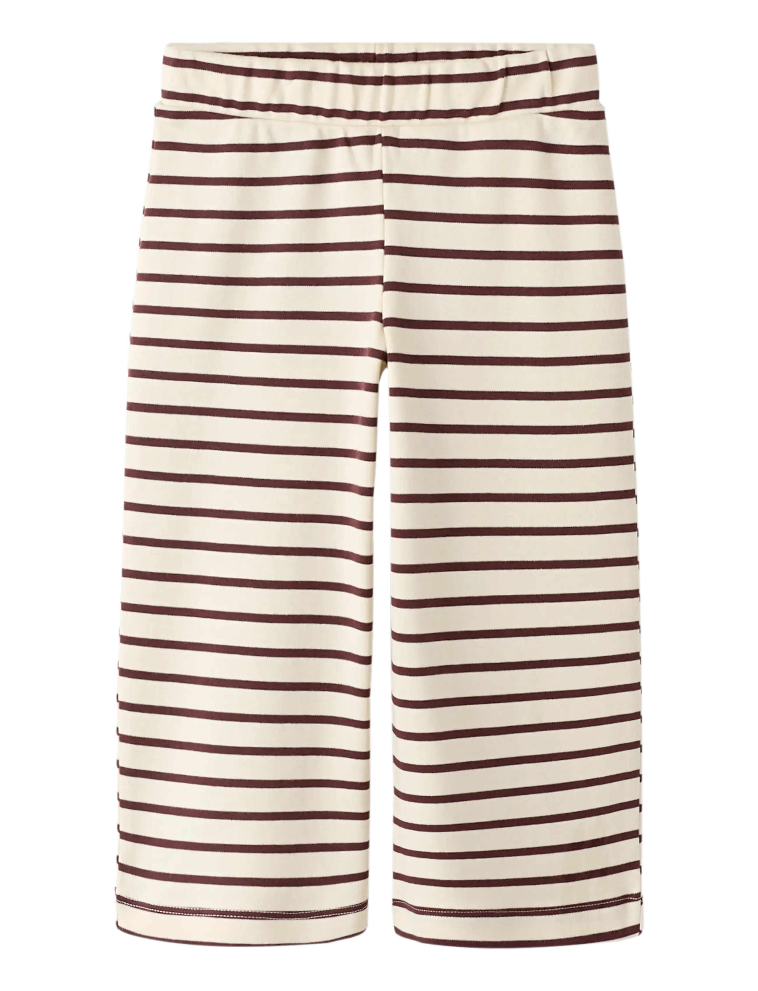 Lil'Atelier NMFLIMIA WIDE PANT LIL - Tøj - TURTLEDOVE / cream