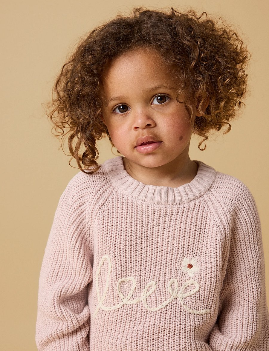 Lil'Atelier - NMFEMLEN EMB KNIT LIL - pullover - hushed violet - 3