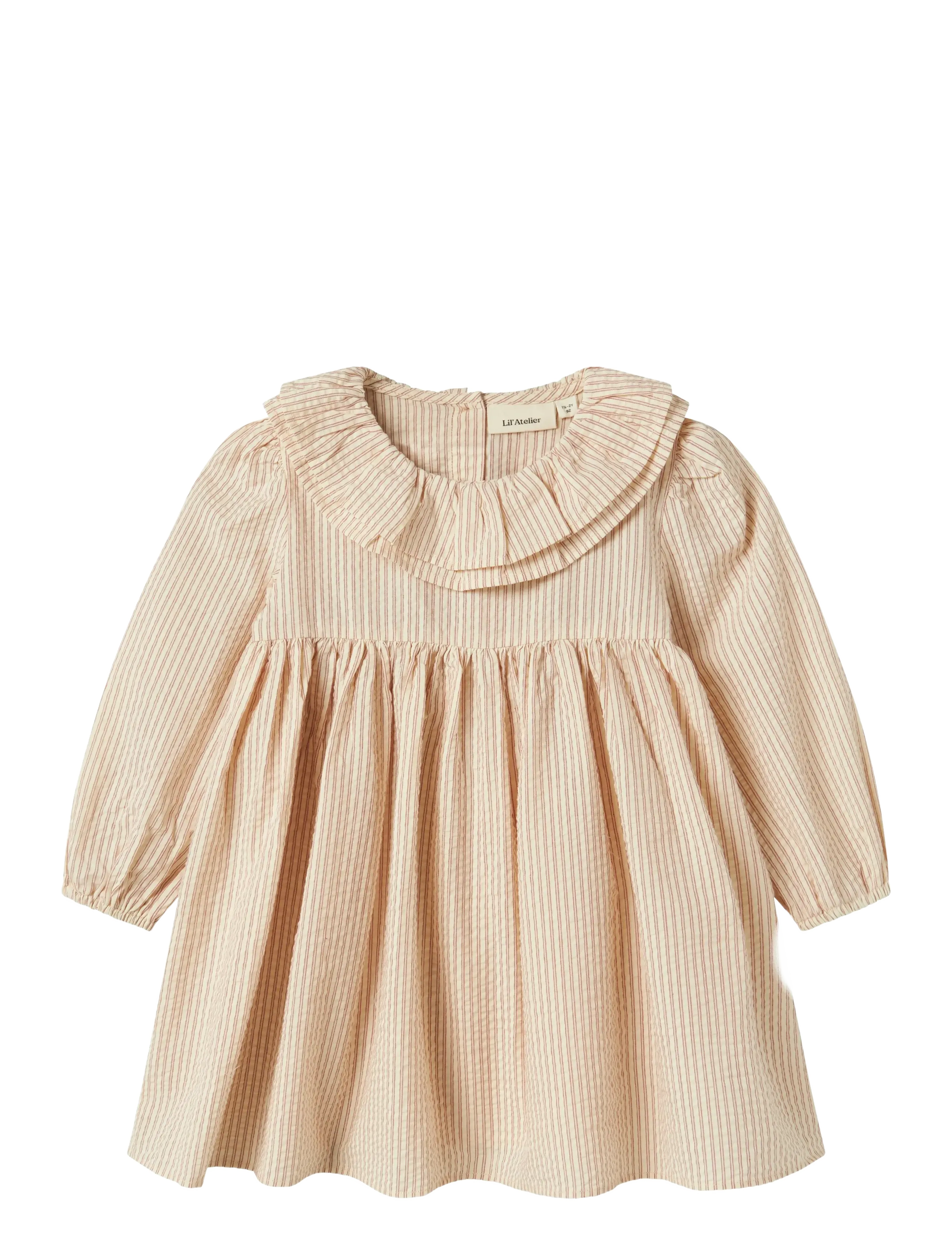 Lil'Atelier - NMFLUCIA LS DRESS LIL - turtledove - 1