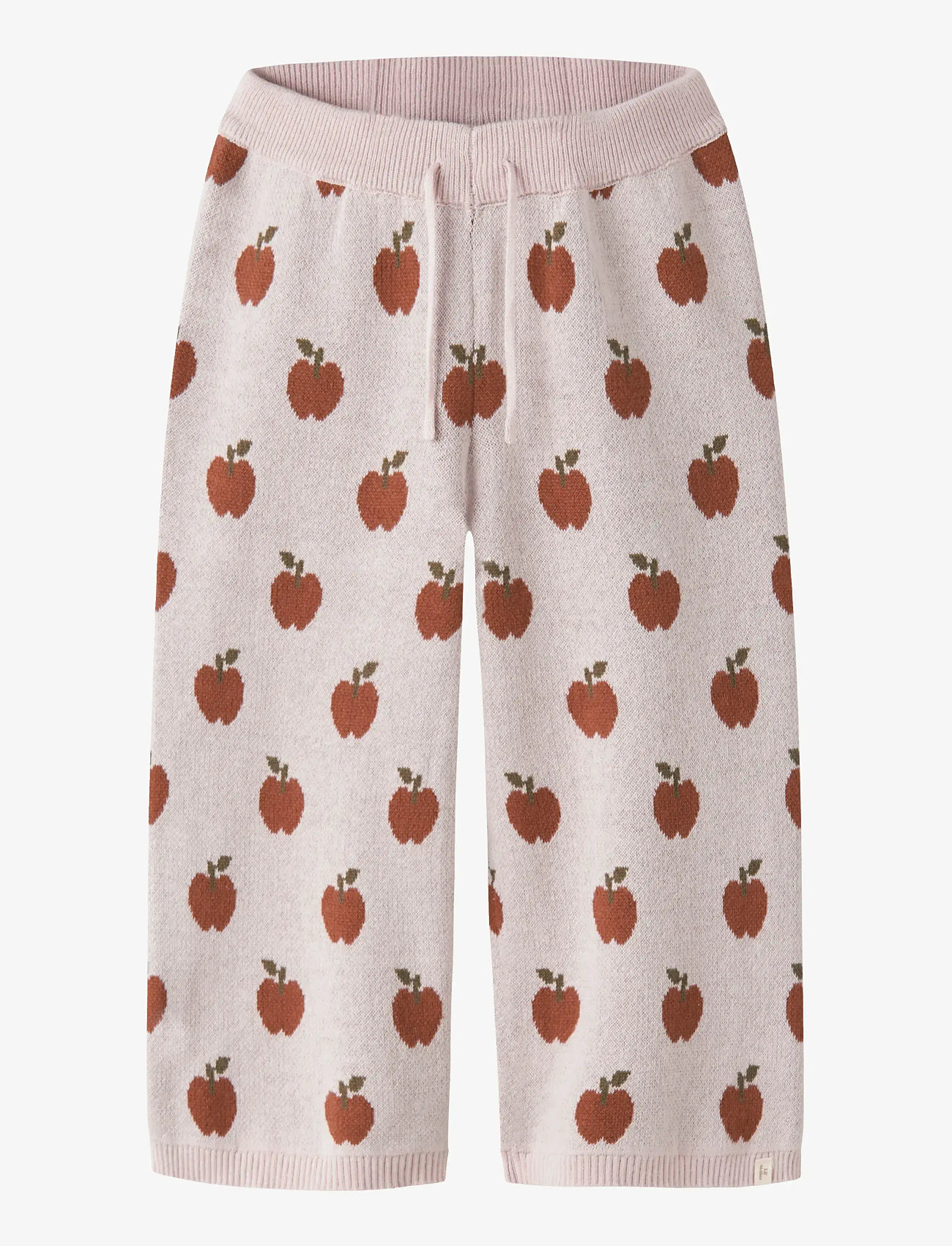 Lil'Atelier - NMFLULIO WIDE KNIT ANCLE PANT LIL - babybukser - hushed violet - 0