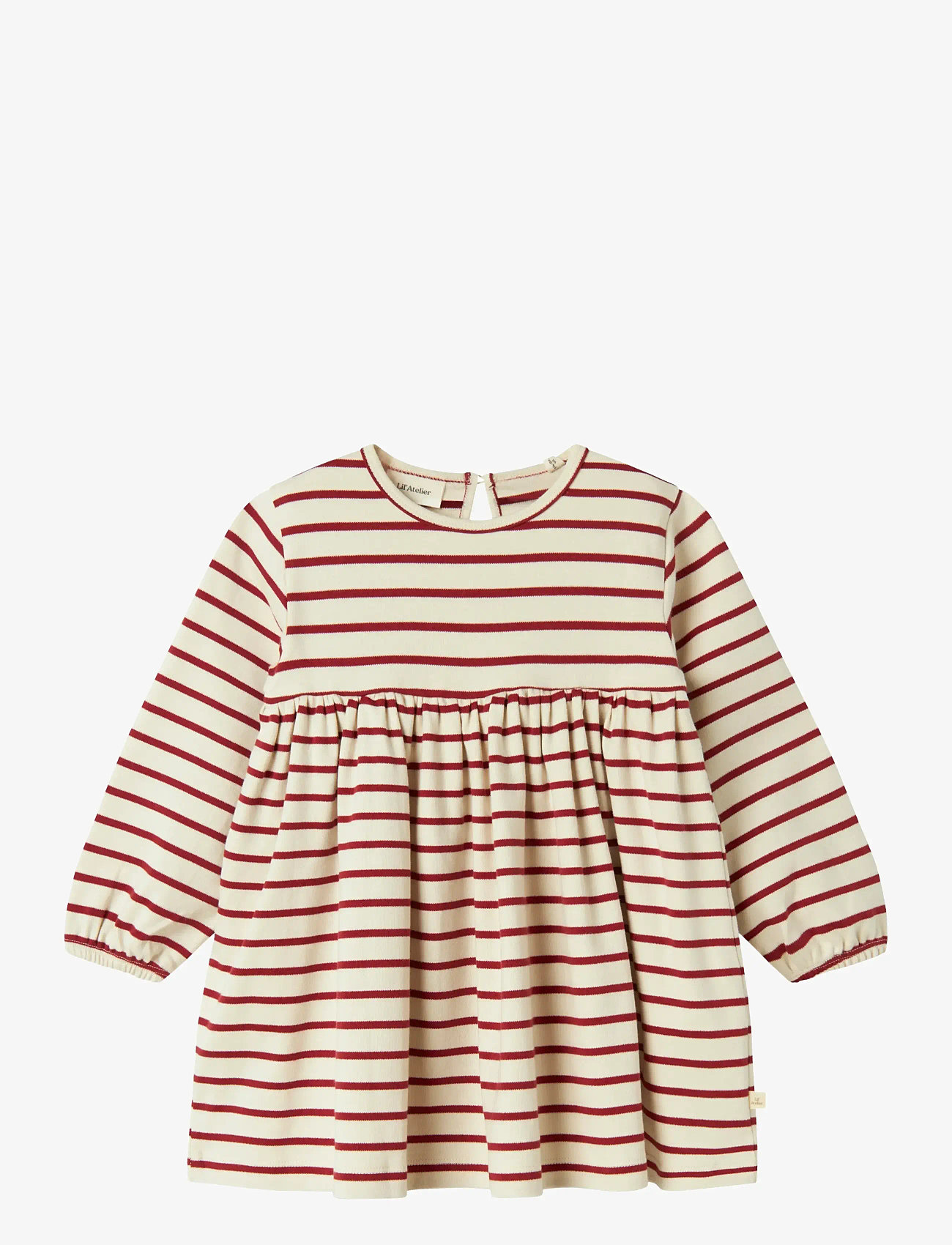 Lil'Atelier - NMFLIMIA LS LOOSE DRESS LIL - langærmede hverdagskjoler - turtledove - 1