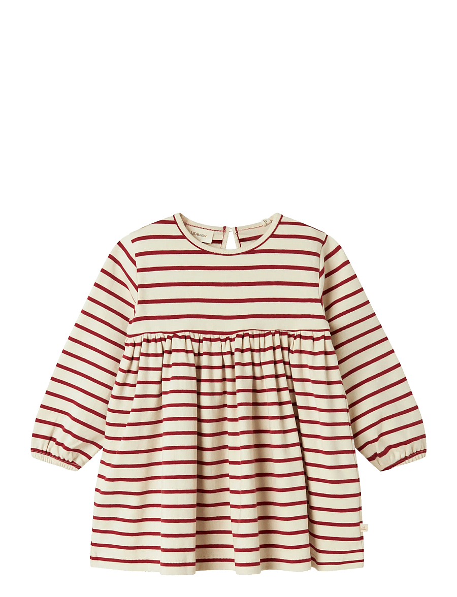 Lil'Atelier - NMFLIMIA LS LOOSE DRESS LIL - langærmede hverdagskjoler - turtledove - 1