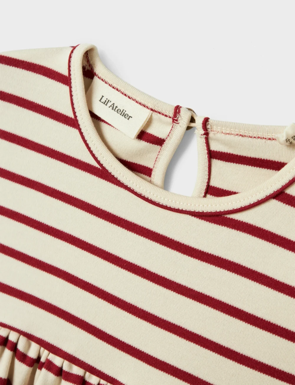 Lil'Atelier - NMFLIMIA LS LOOSE DRESS LIL - langærmede hverdagskjoler - turtledove - 0