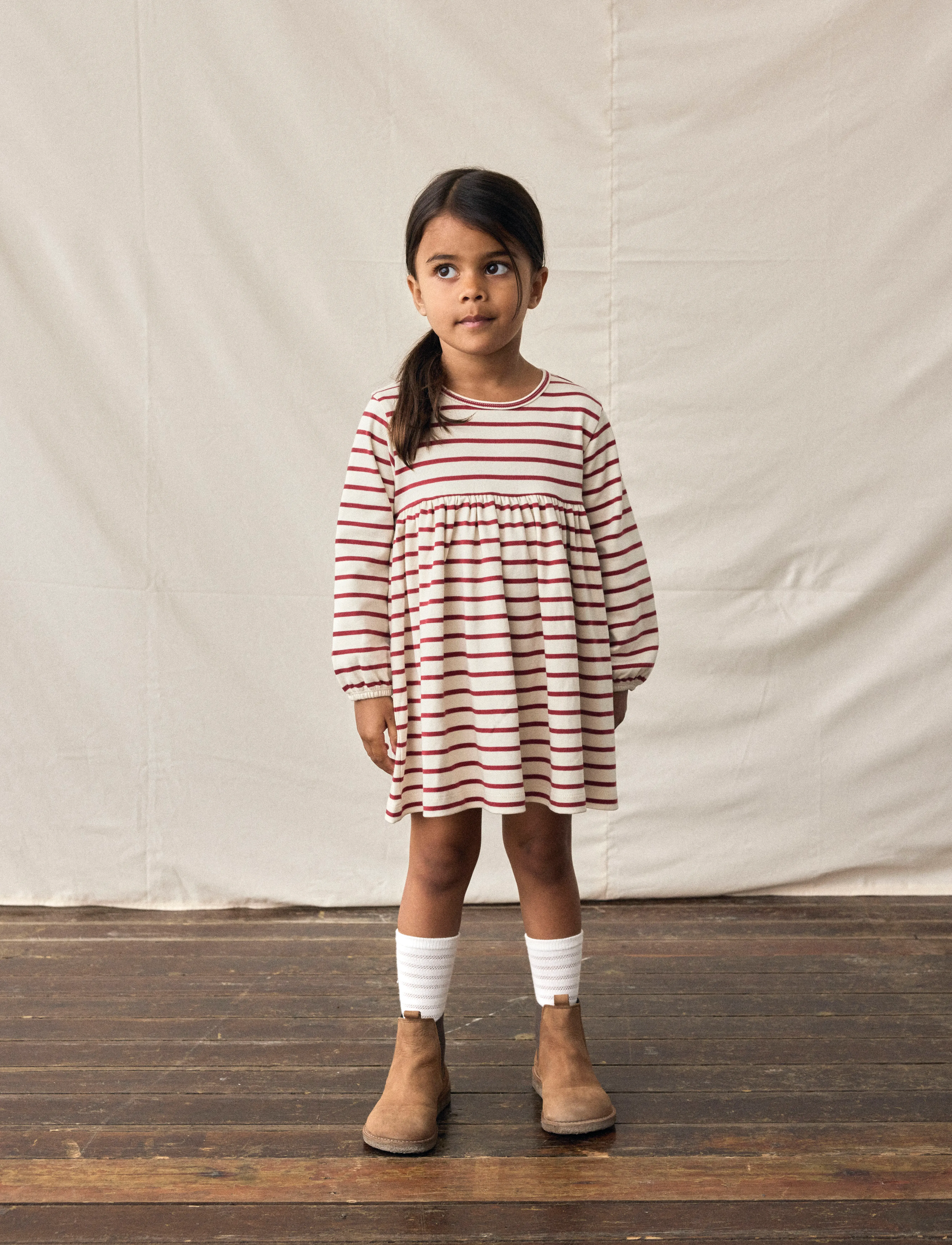 Lil'Atelier - NMFLIMIA LS LOOSE DRESS LIL - langærmede hverdagskjoler - turtledove - 3