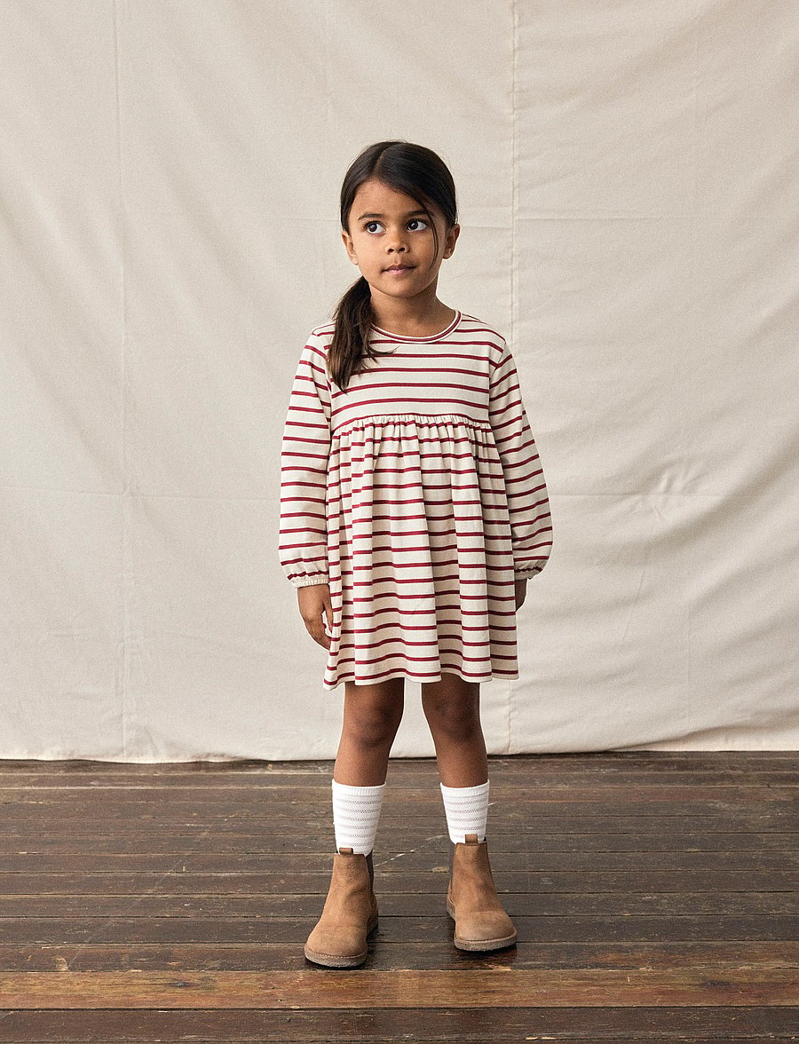 Lil'Atelier - NMFLIMIA LS LOOSE DRESS LIL - langærmede hverdagskjoler - turtledove - 3