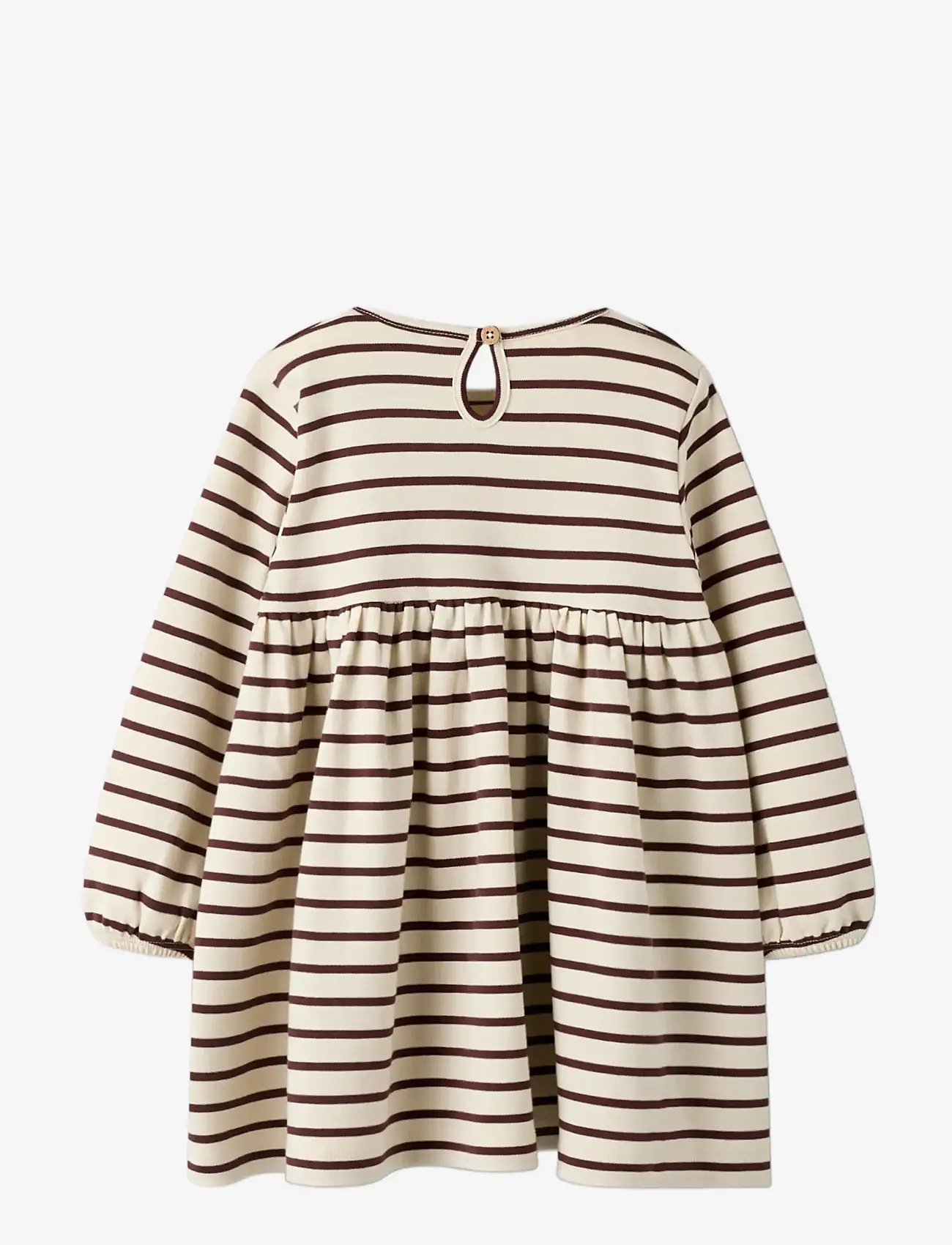 Lil'Atelier - NMFLIMIA LS LOOSE DRESS LIL - pikkade varrukatega vabaaja kleidid - turtledove - 1