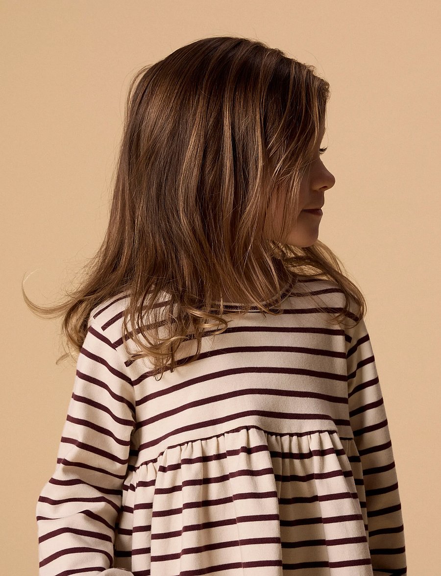 Lil'Atelier - NMFLIMIA LS LOOSE DRESS LIL - langærmede hverdagskjoler - turtledove - 3