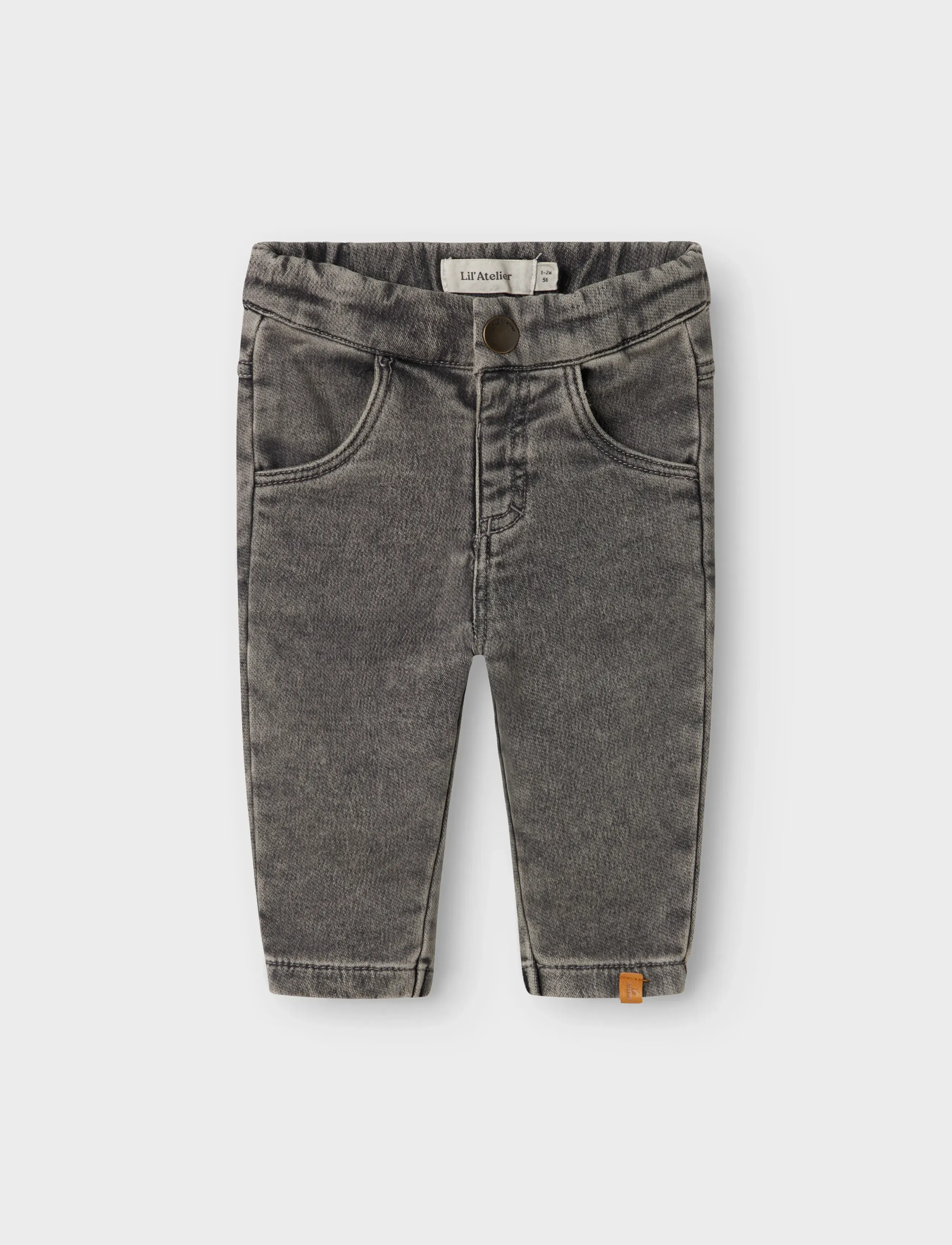 Lil'Atelier Nbnlulia Loose Jeans 4017-Ci Lil, 80, Grey, Jeans > Løse Jeans, Børn