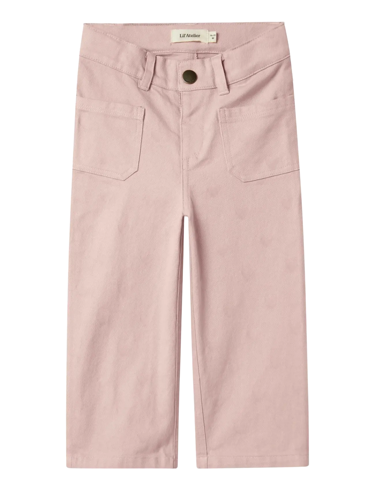 Lil'Atelier - NMFLAMINA WIDE TWI PANT 4018-CK LIL - hosen mit weitem bein - misty rose - 0