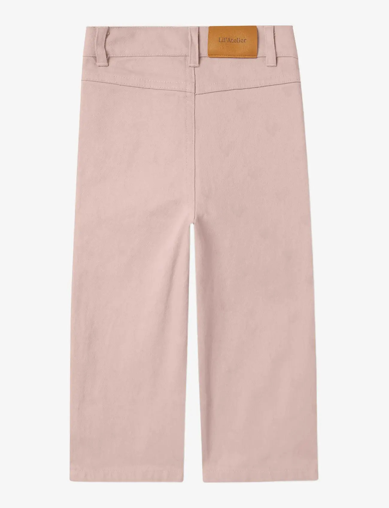 Lil'Atelier - NMFLAMINA WIDE TWI PANT 4018-CK LIL - brede jeans - misty rose - 1