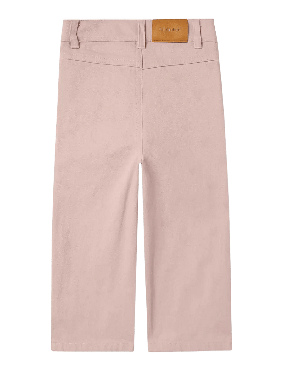 Lil'Atelier - NMFLAMINA WIDE TWI PANT 4018-CK LIL - hosen mit weitem bein - misty rose - 1