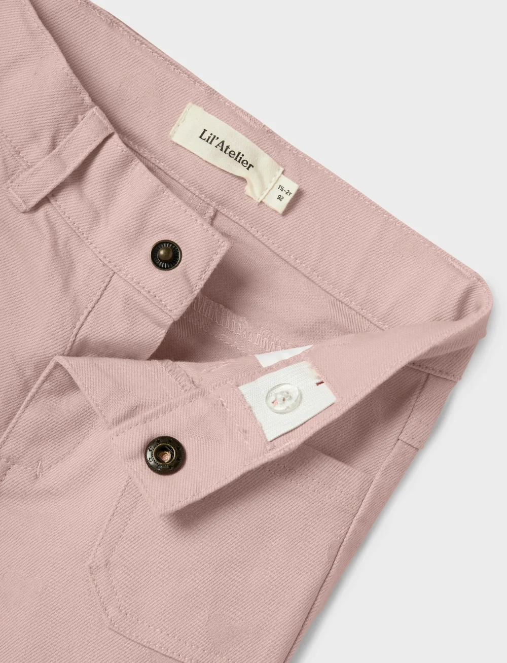 Lil'Atelier - NMFLAMINA WIDE TWI PANT 4018-CK LIL - hosen mit weitem bein - misty rose - 2