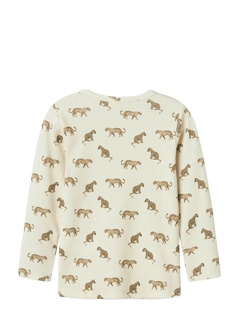 Lil'Atelier - NMMLAVO ENO SLIM LS TOP LIL - pikkade varrukatega t-särgid - turtledove - 1