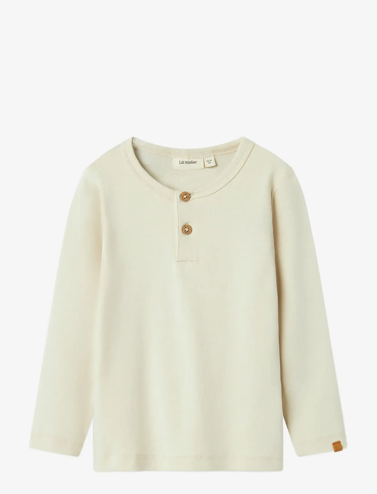 Lil'Atelier - NMMGAYO SAR LS SLIM TOP LIL - pikkade varrukatega t-särgid - turtledove - 0