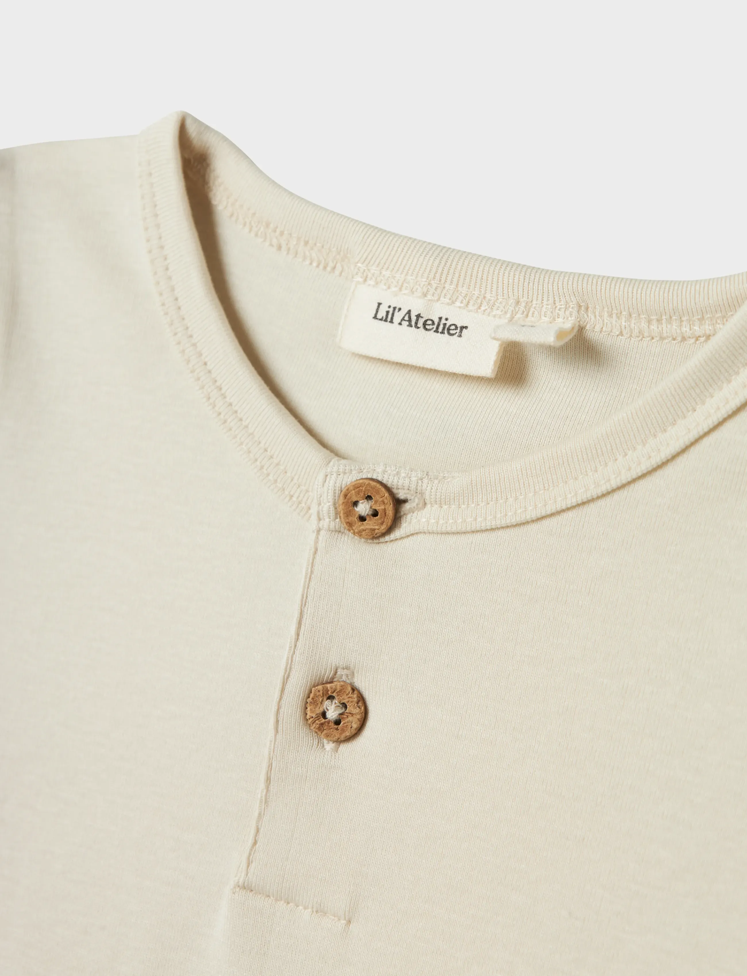 Lil'Atelier - NMMGAYO SAR LS SLIM TOP LIL - turtledove - 3