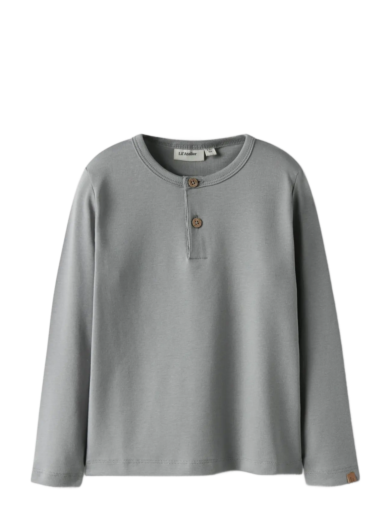 Lil'Atelier - NMMGAYO SAR LS SLIM TOP LIL - ultimate grey - 0