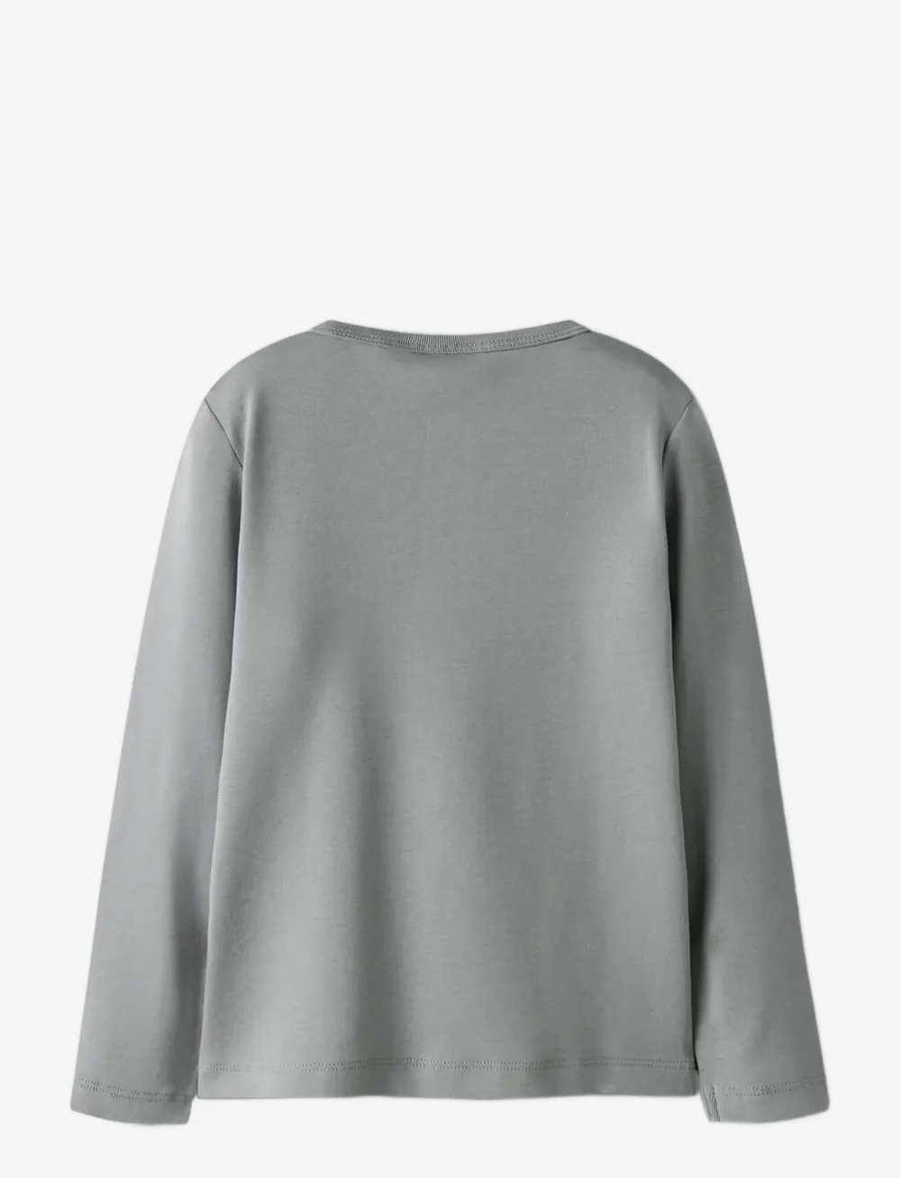 Lil'Atelier - NMMGAYO SAR LS SLIM TOP LIL - langerma t-bolir - ultimate grey - 1