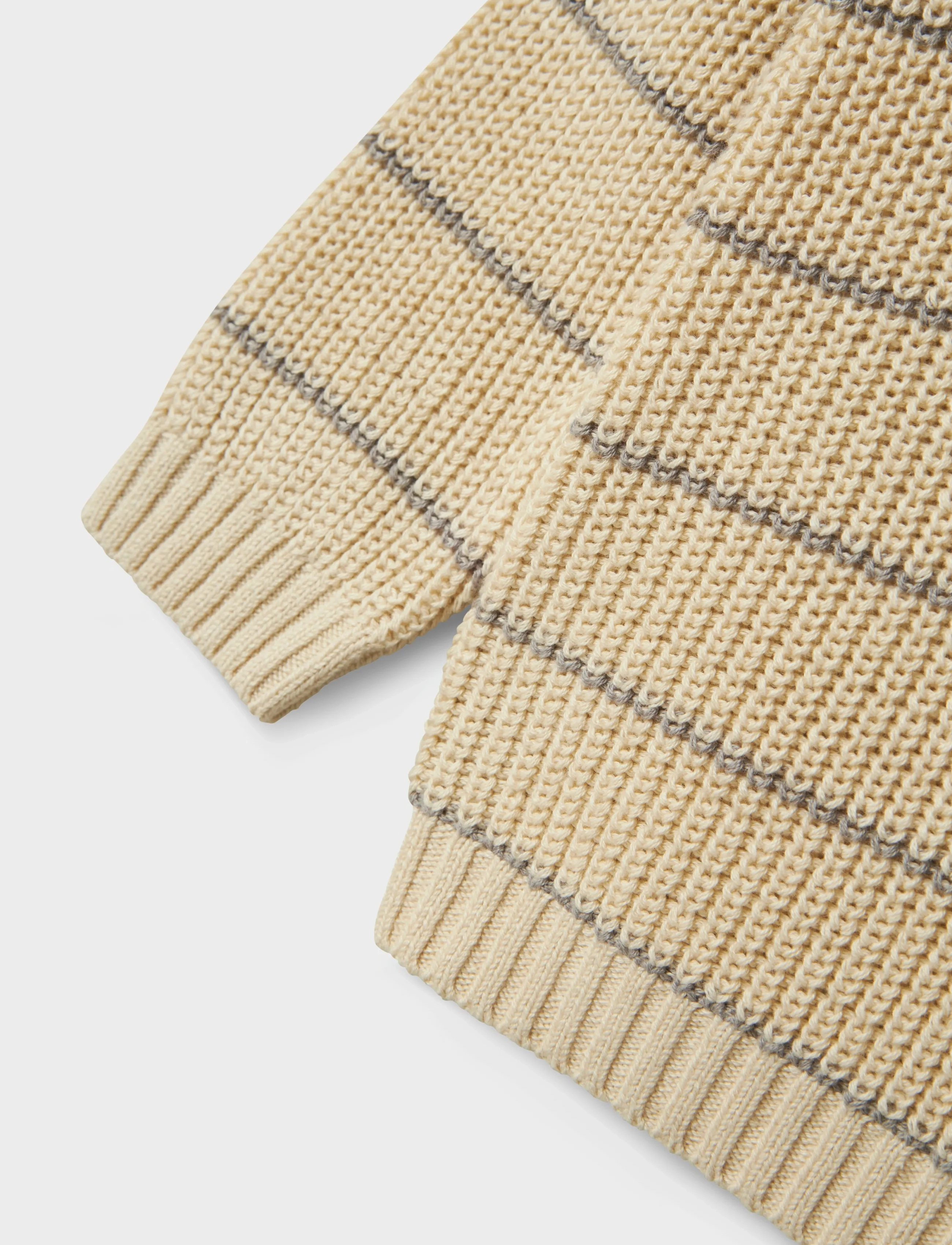 Lil'Atelier - NMMEMLEN LS KNIT STRIPES LIL - turtledove - 3
