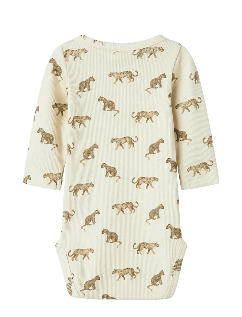 Lil'Atelier - NBMLAVO ENO LS SLIM BODY LIL - langärmelige bodys - turtledove - 1