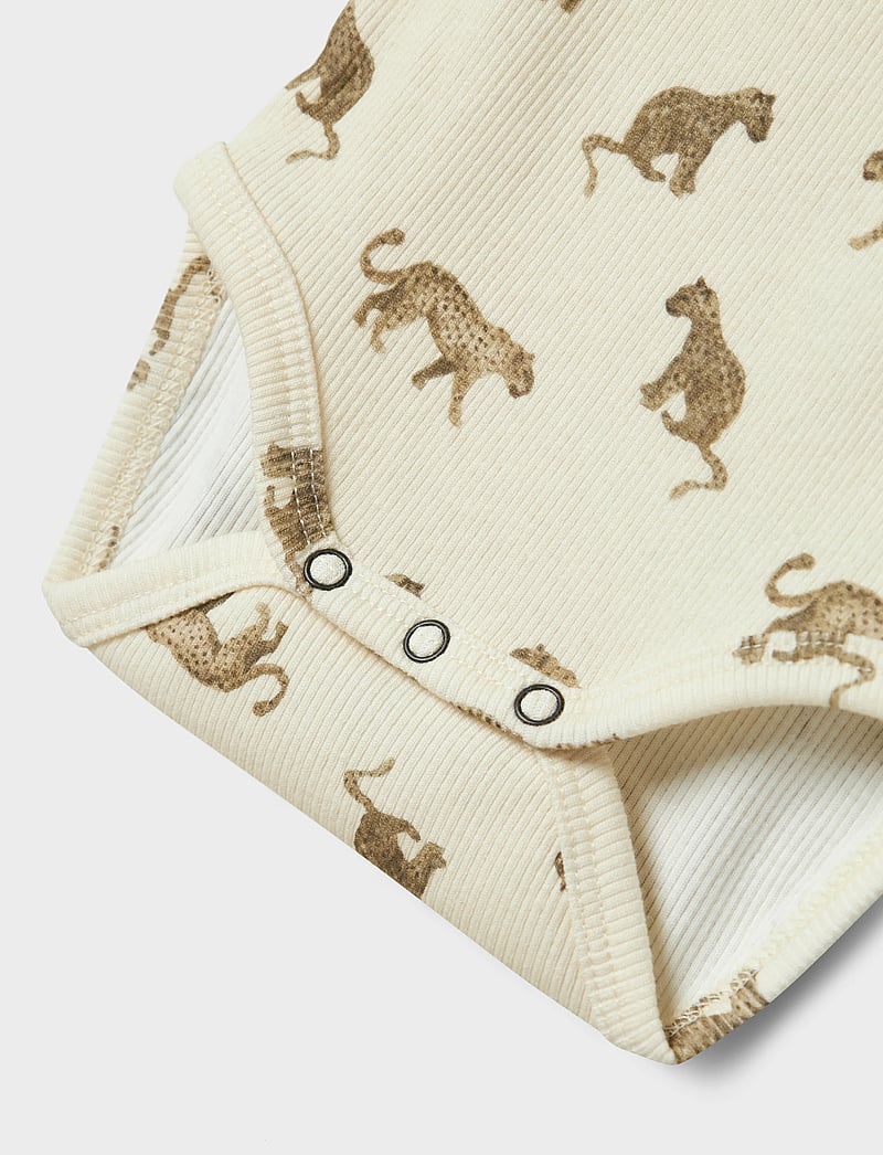 Lil'Atelier - NBMLAVO ENO LS SLIM BODY LIL - langärmelige bodys - turtledove - 2