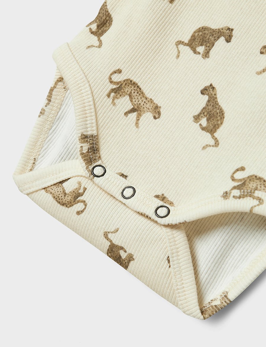 Lil'Atelier - NBMLAVO ENO LS SLIM BODY LIL - rompers met lange mouwen - turtledove - 2