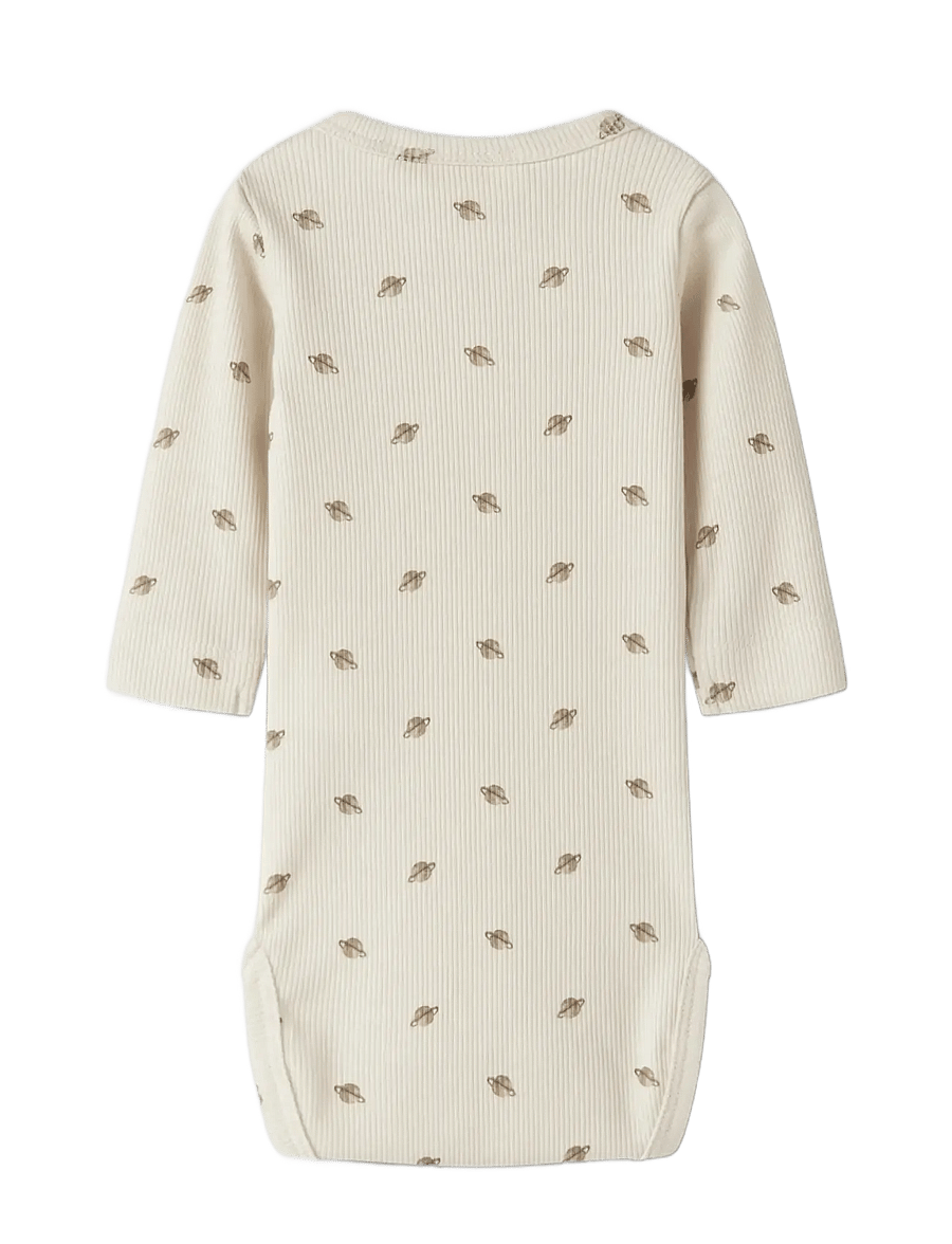 Lil'Atelier - NBMLAVO ENO LS SLIM BODY LIL - langärmelige bodys - turtledove - 1