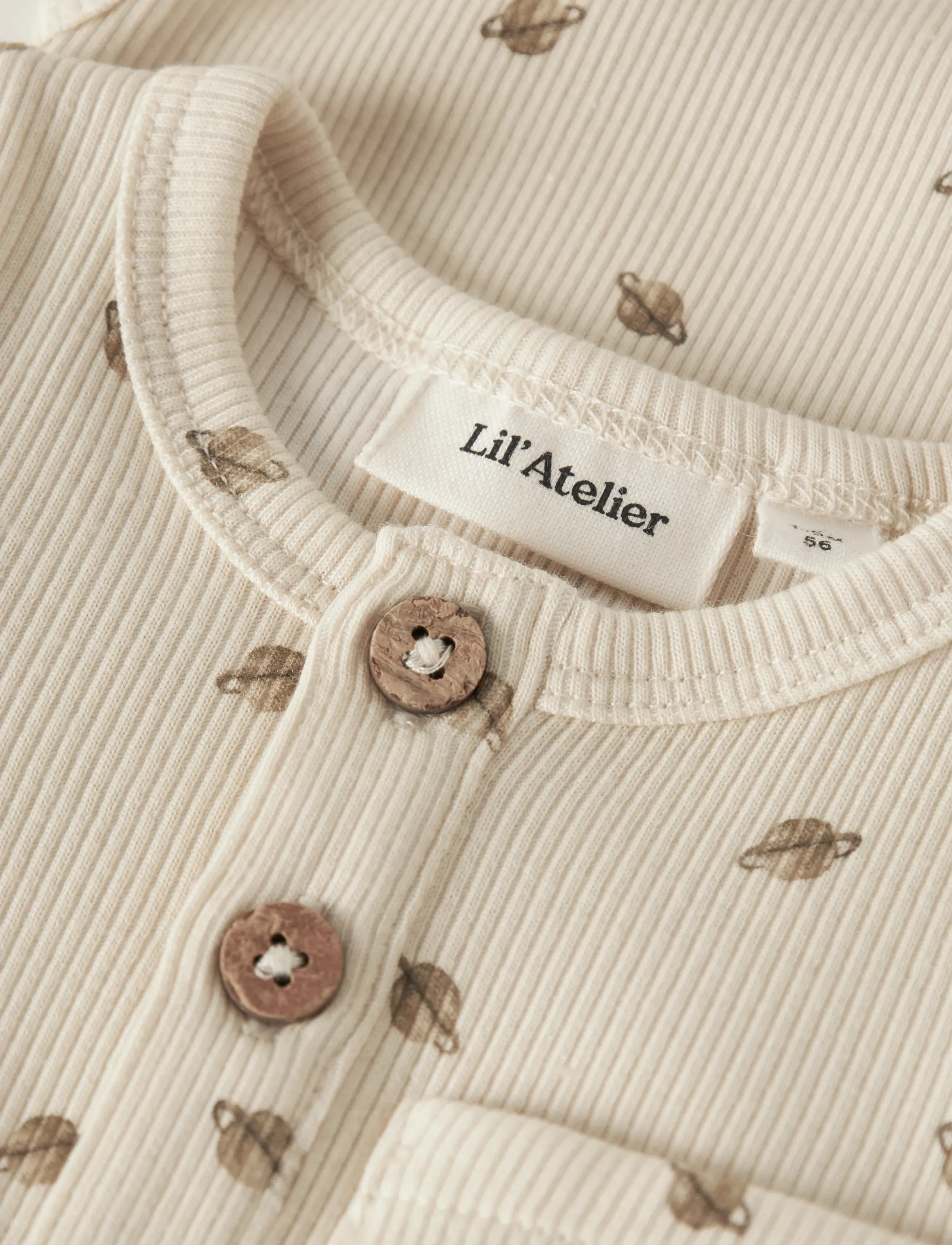 Lil'Atelier - NBMLAVO ENO LS SLIM BODY LIL - langærmede bodyer - turtledove - 3