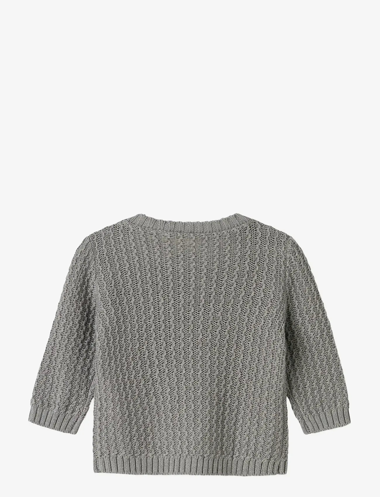 Lil'Atelier - NBMKANTO LS KNIT LIL - jumpers - ultimate grey - 2