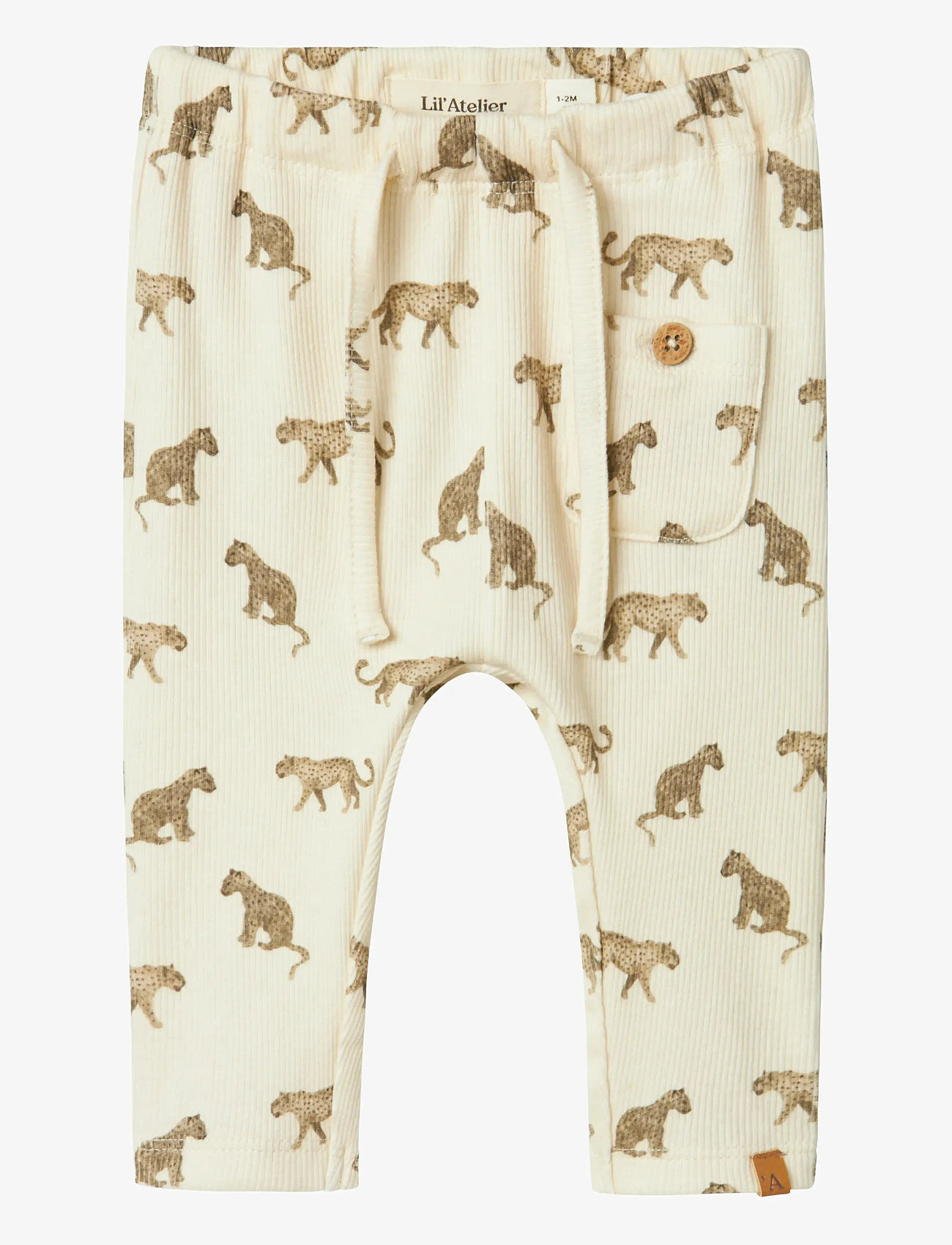 Lil'Atelier - NBMLAVO ELF LOOSE PANT LIL - turtledove - 1