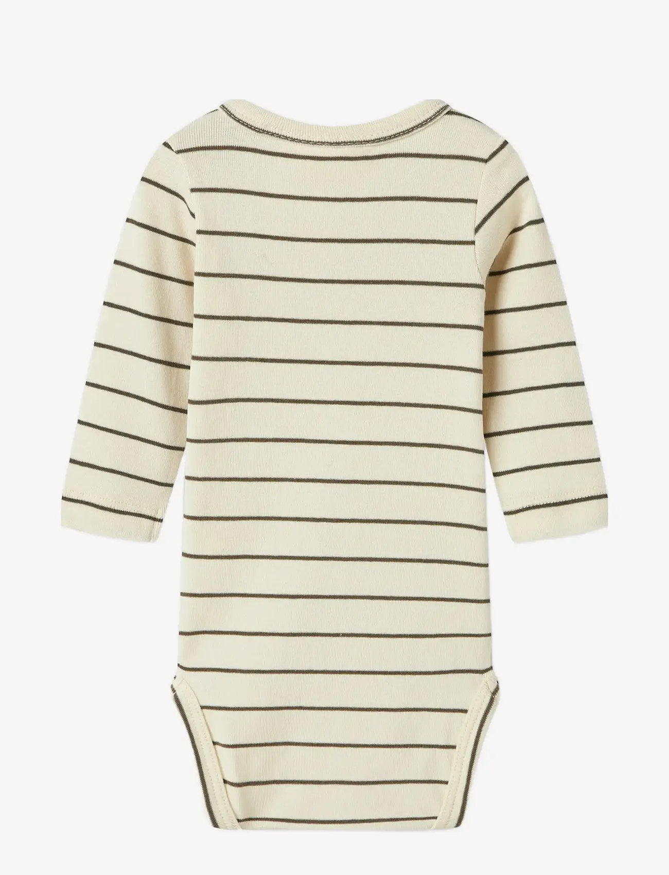 Lil'Atelier - NBMGEO LIM LS SLIM BODY LIL - långärmade bodies - turtledove - 1