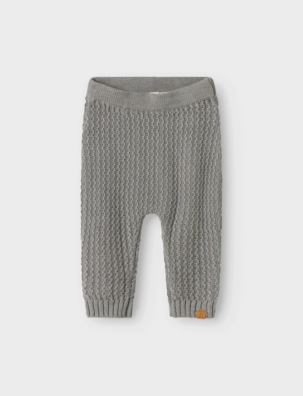 Lil'Atelier - NBMKANTO KNIT PANT LIL - babyhosen - ultimate grey - 0