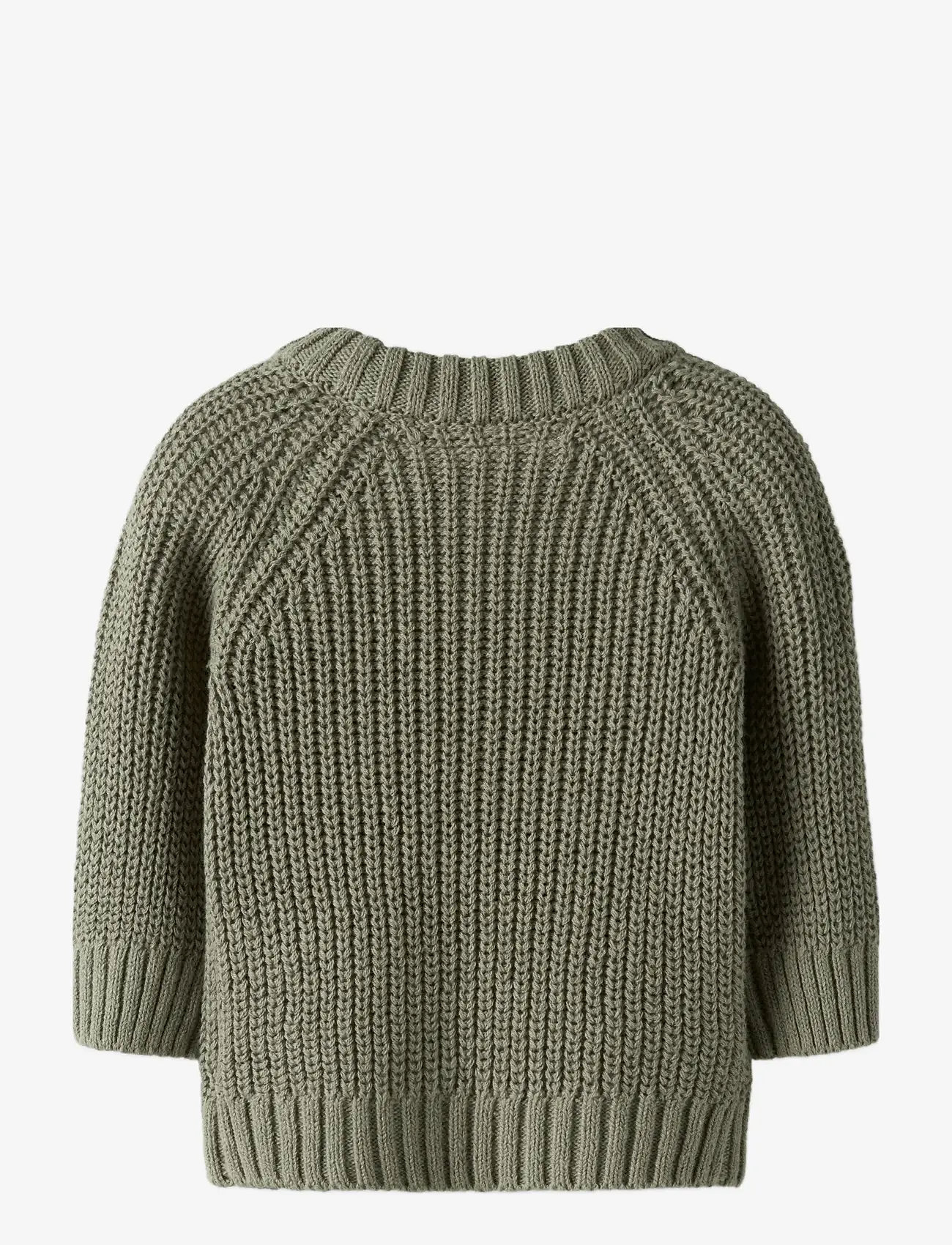 Lil'Atelier - NBMEMLEN EMB LS KNIT LIL - jumpers - overland trek - 1