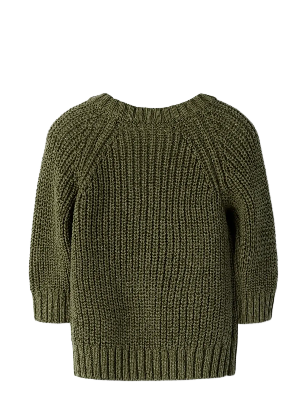 Lil'Atelier - NBMEMLEN EMB LS KNIT LIL - pullover - winter moss - 1