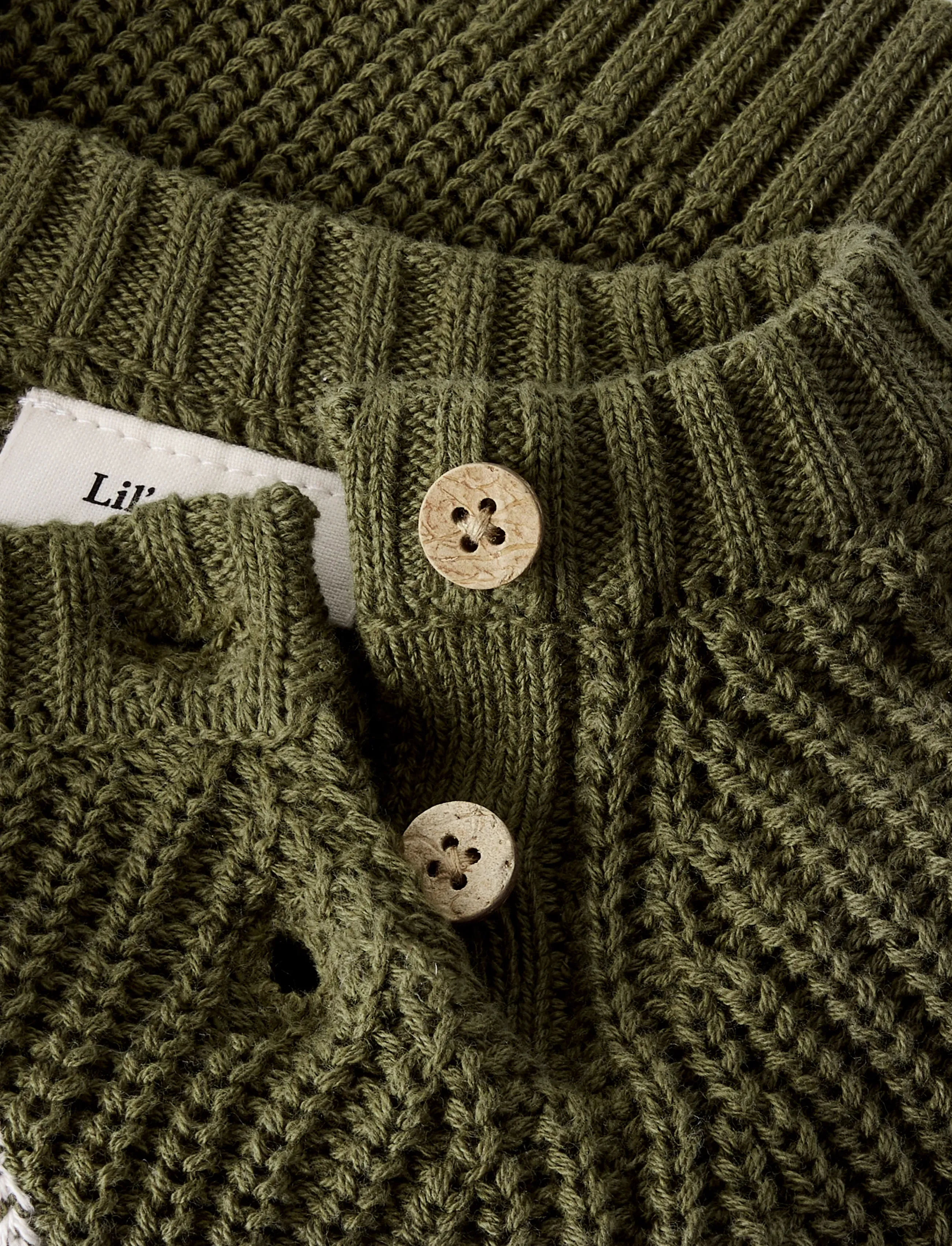 Lil'Atelier - NBMEMLEN EMB LS KNIT LIL - pullover - winter moss - 2