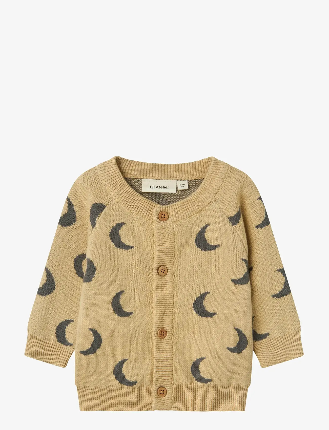 Lil'Atelier - NBMLULIO KNIT CARD LIL - koftor - mojave desert - 1