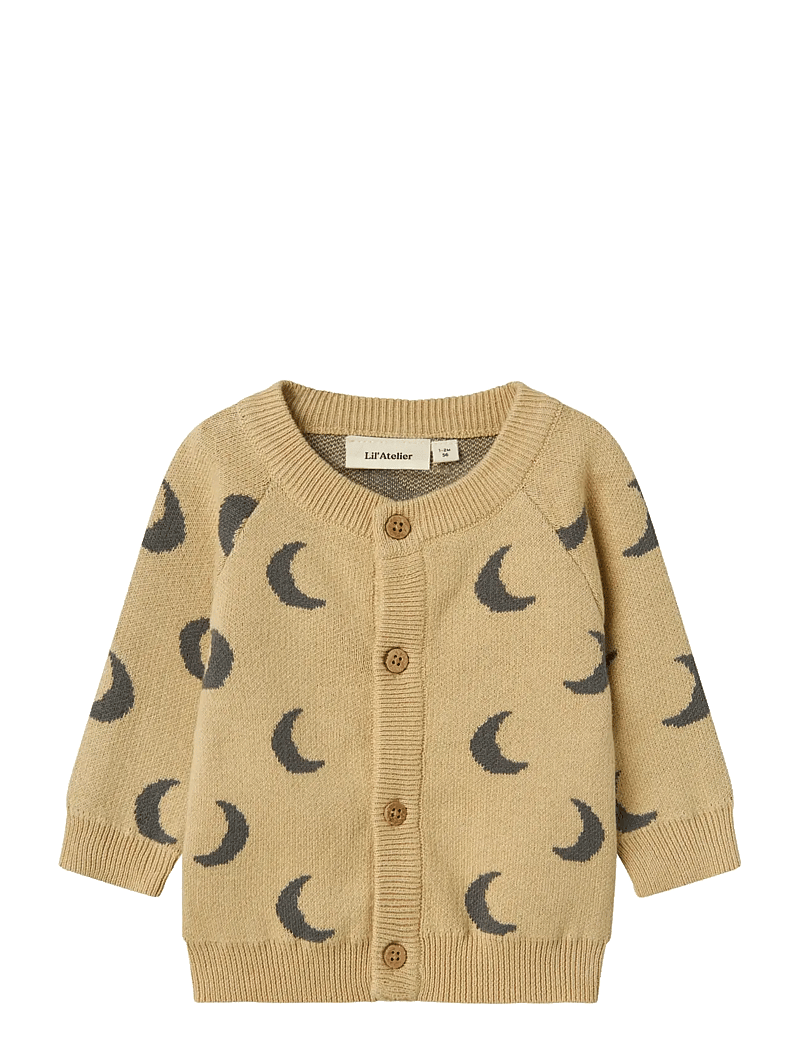 Lil'Atelier - NBMLULIO KNIT CARD LIL - koftor - mojave desert - 1