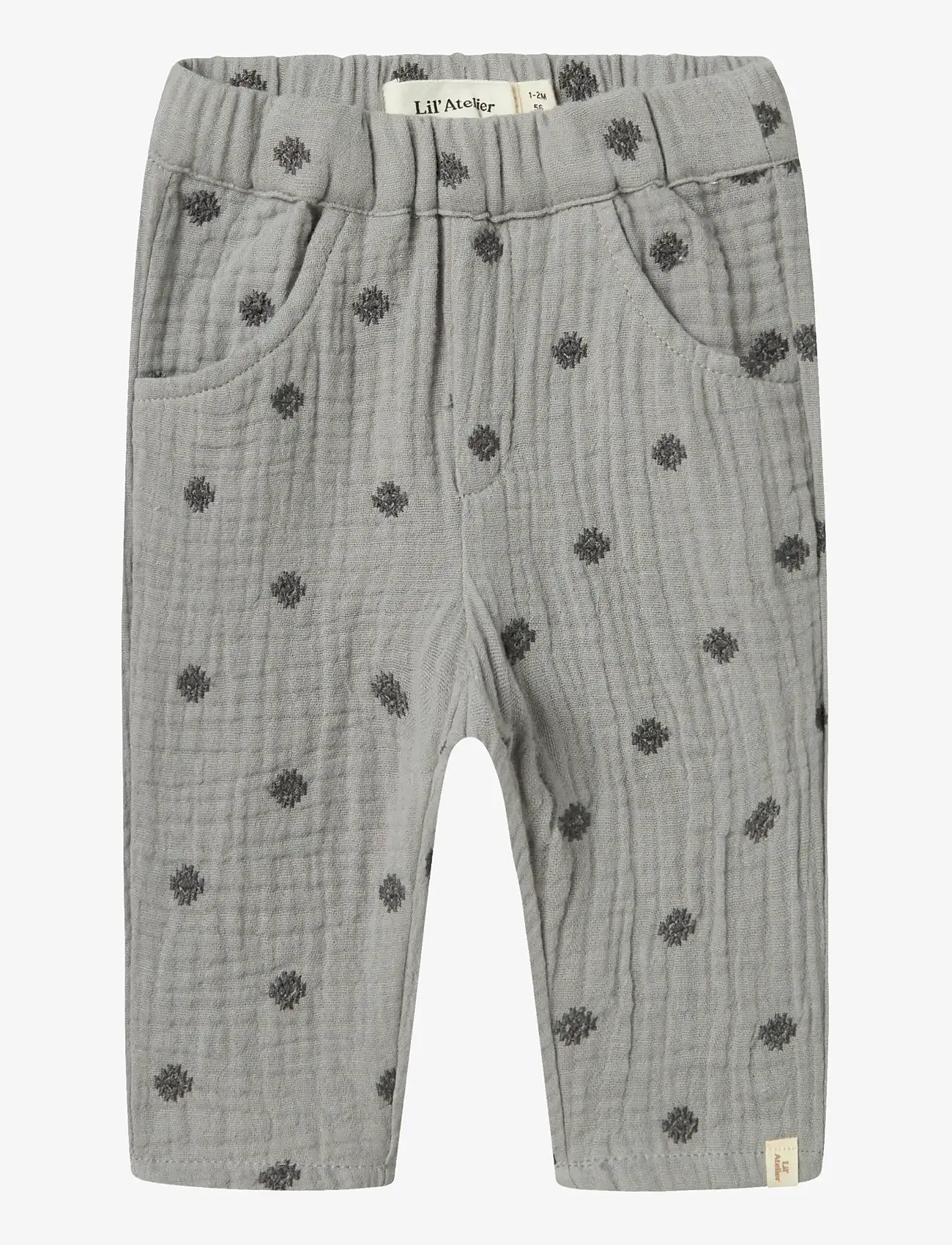 Lil'Atelier - NBMKOALA LOOSE PANT LIL - beebipüksid - ultimate grey - 1