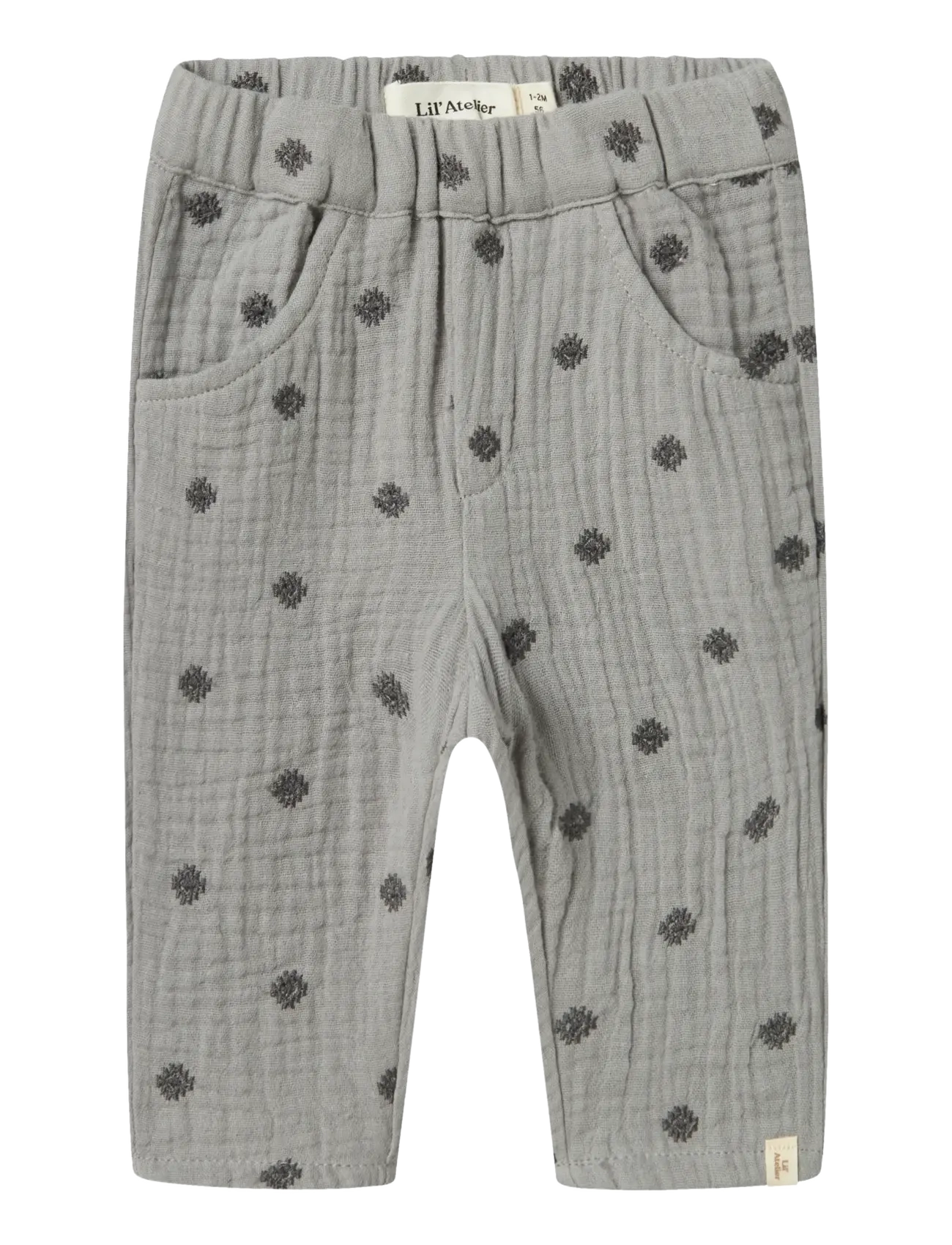 Lil'Atelier - NBMKOALA LOOSE PANT LIL - ultimate grey - 1