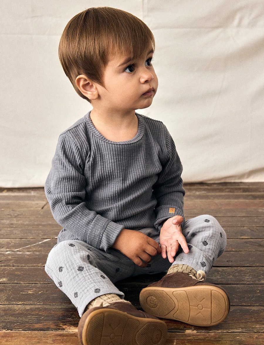 Lil'Atelier - NBMKOALA LOOSE PANT LIL - ultimate grey - 3